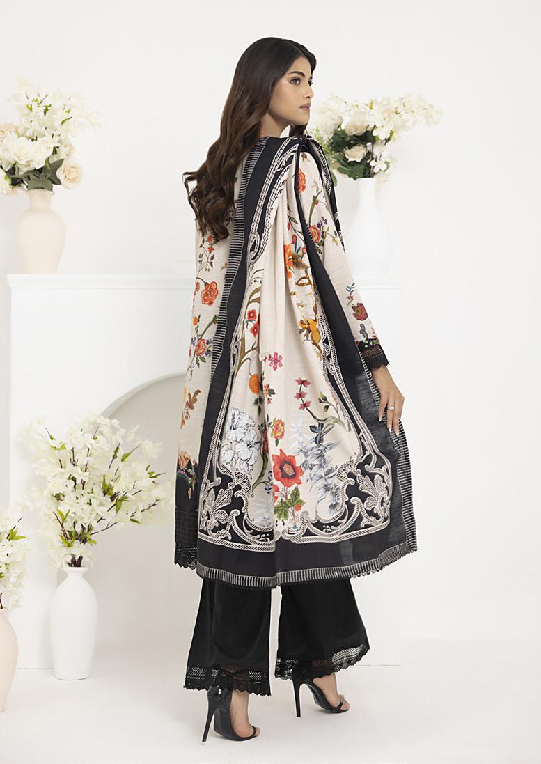 HS70-Salina Premium Printed Khaddar 3-Piece