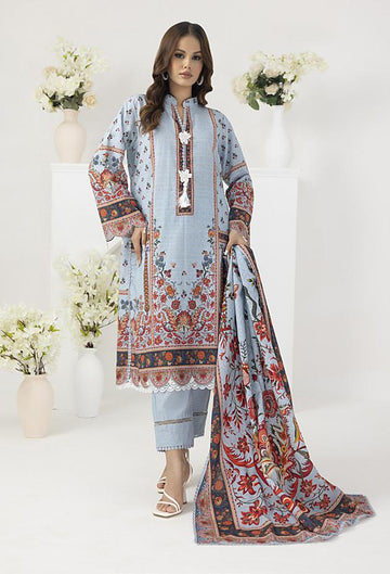 HS74-Salina Premium Printed Khaddar 3-Piece