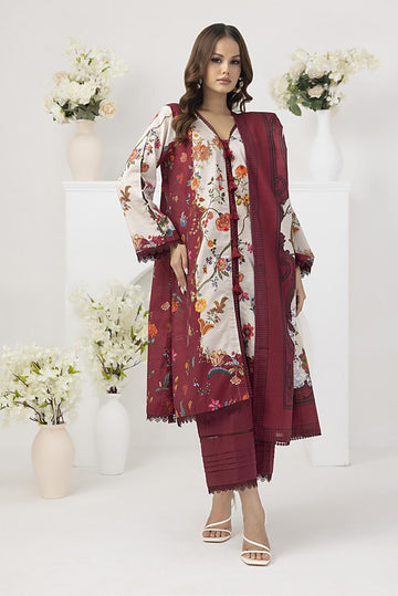 HS75-Salina Premium Printed Khaddar 3-Piece