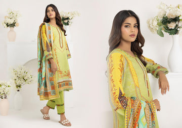 HS77-Salina Premium Printed Khaddar 3-Piece