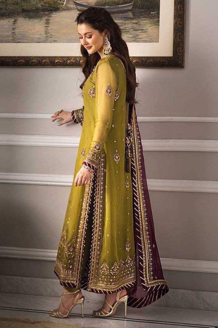 HS110-Asim Jofa Chiffon 3-Piece Unstitched